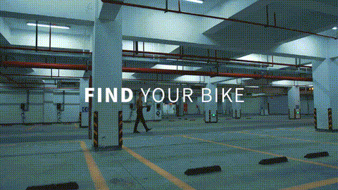Easily locate your bike at a glance
