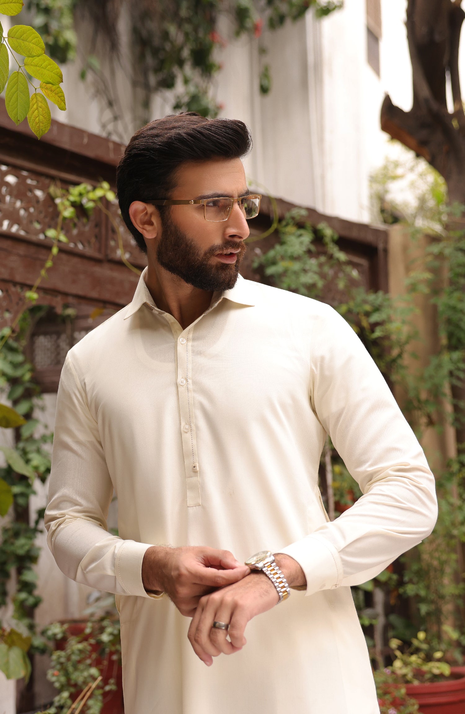 cream colour shalwar kameez mens