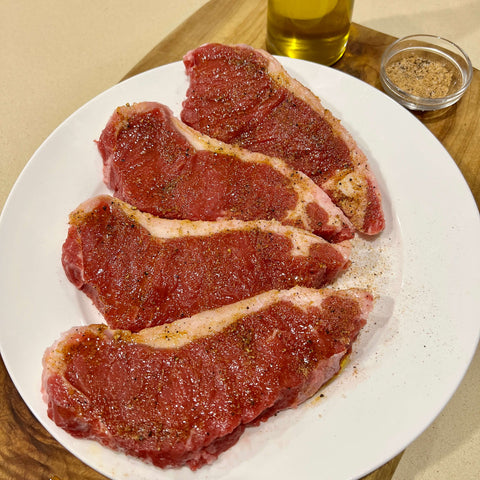 Seasoned Beef Sirloin Steaks