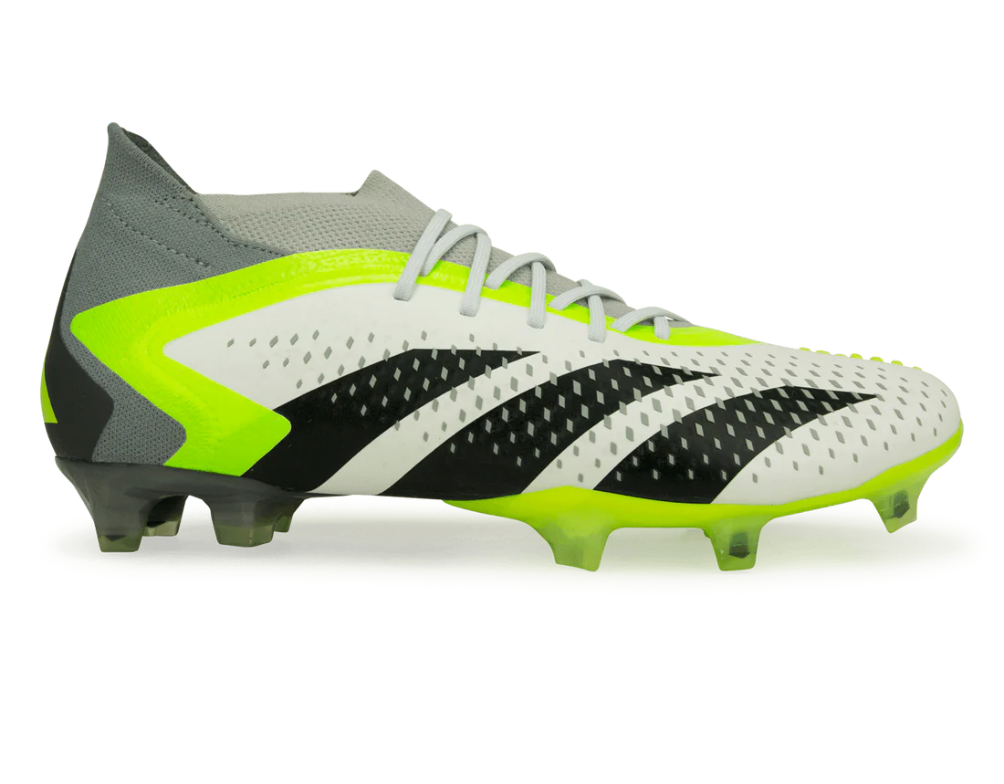 adidas mens predator accuracy 1 fg white lucid lemon