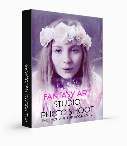 Image showing a young girl in a fairy portrait with digital artwork added