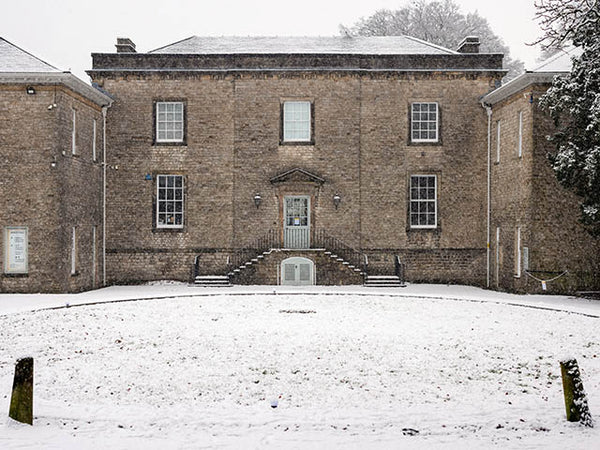 Image showing Abbot Hall Museum in the snow