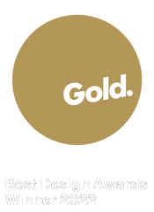 New Zealand Best Design Awards Gold Pin