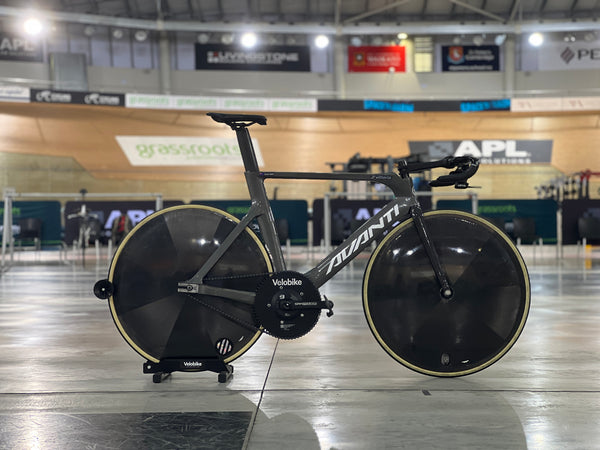 Avanti Rio Sprint with Altias Sprint Handlebars set up for Aero testing