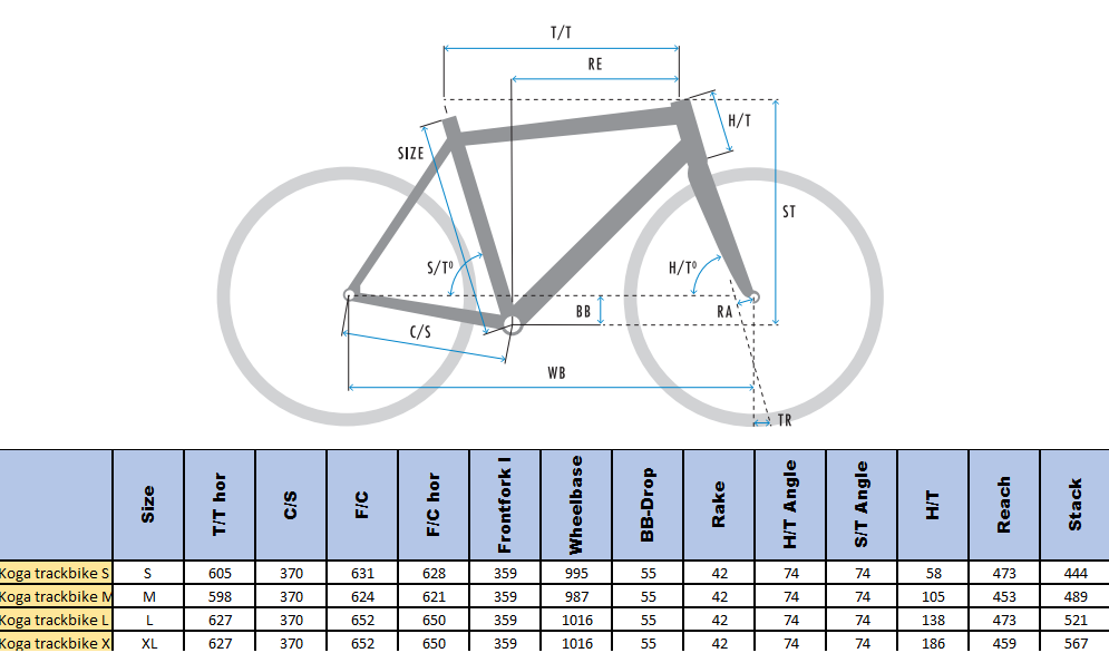 Koga Kinsei Tokyo2020 frameset Geometry table