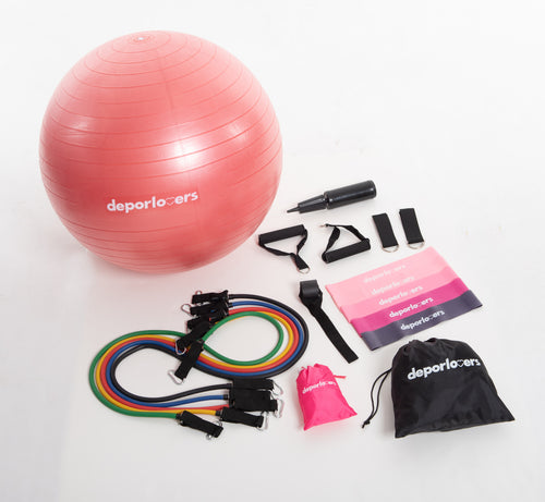 Bandas Elásticas Sportfitness Resistencia Gym 50-75lb Morado - Fitshop