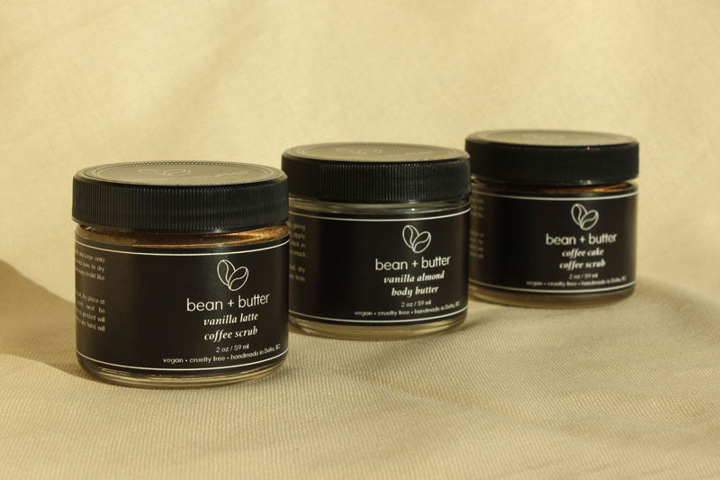 trio of 2oz butter and scrubs