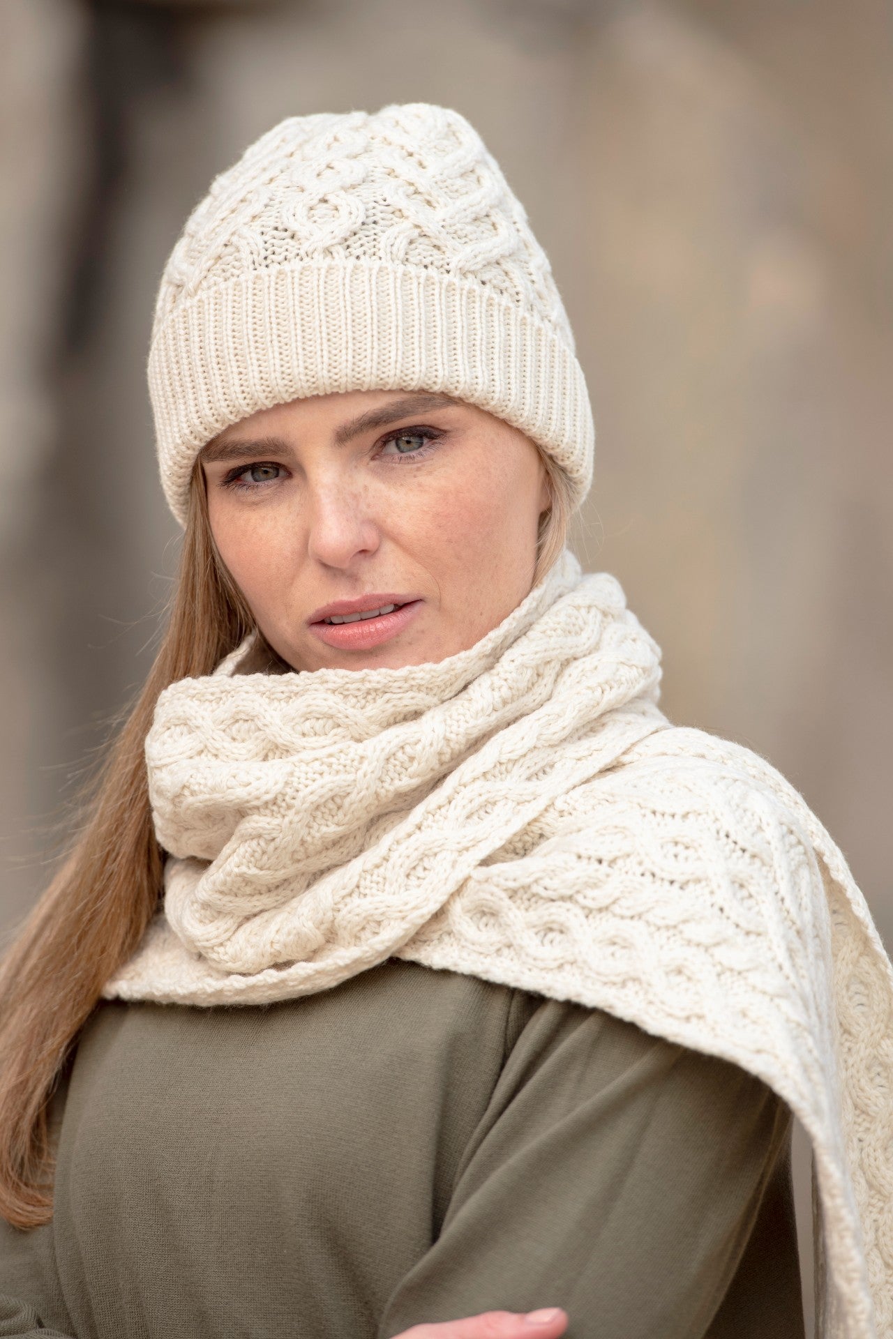 beanie scarf set