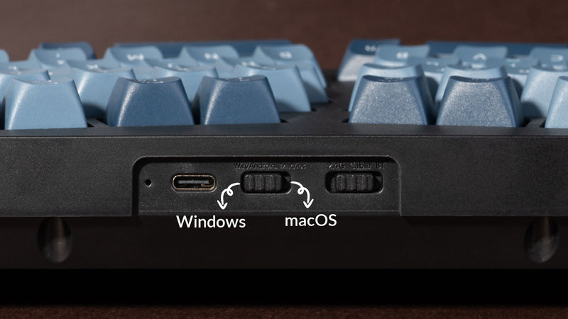 V10 MaxキーボードでWindowsとmacosの切り替えが可能