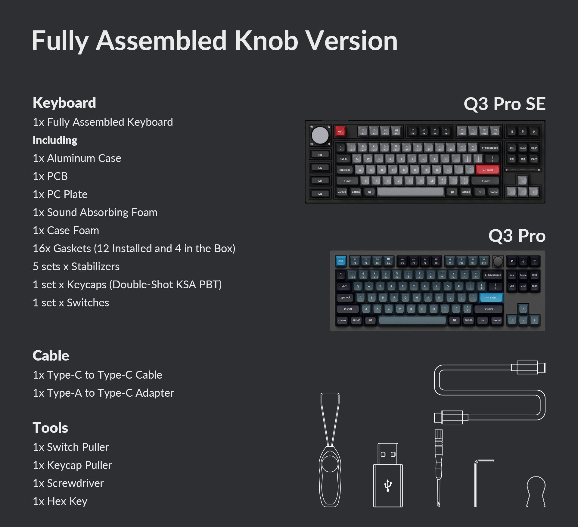 Keychron Q8 65% Alice Layout Custom Mechanical Keyboard