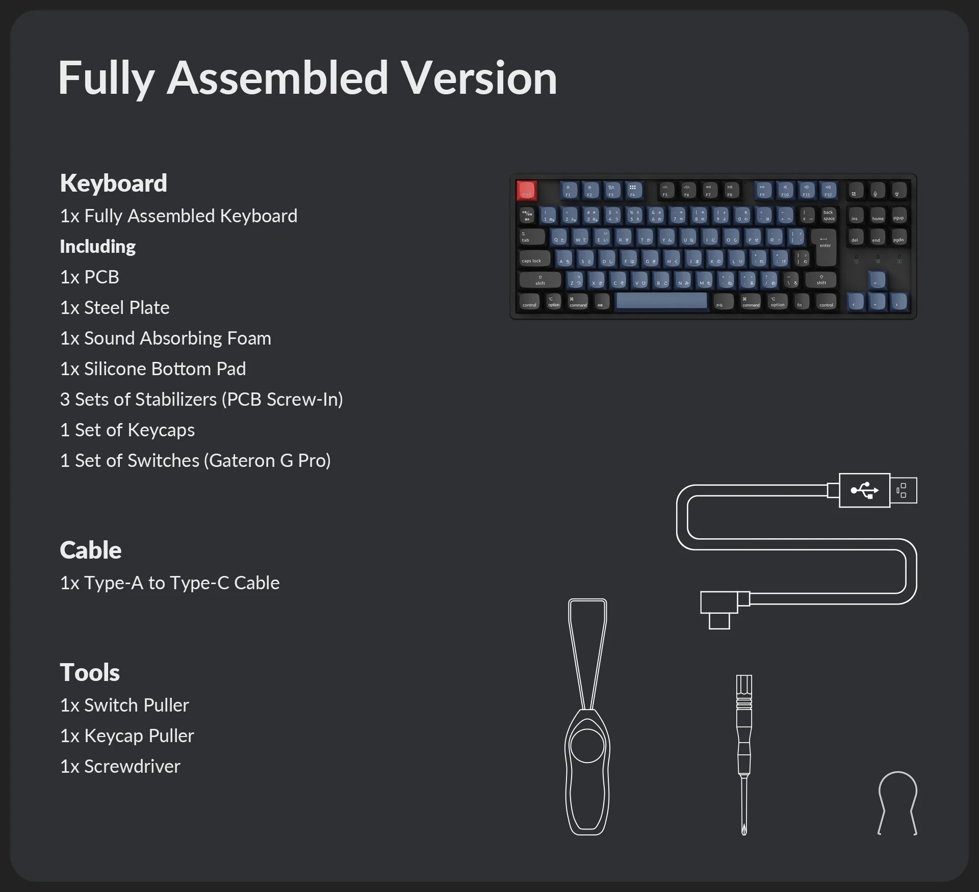 Keychron K8 Pro fully assembled Custom Mechanical Keyboard