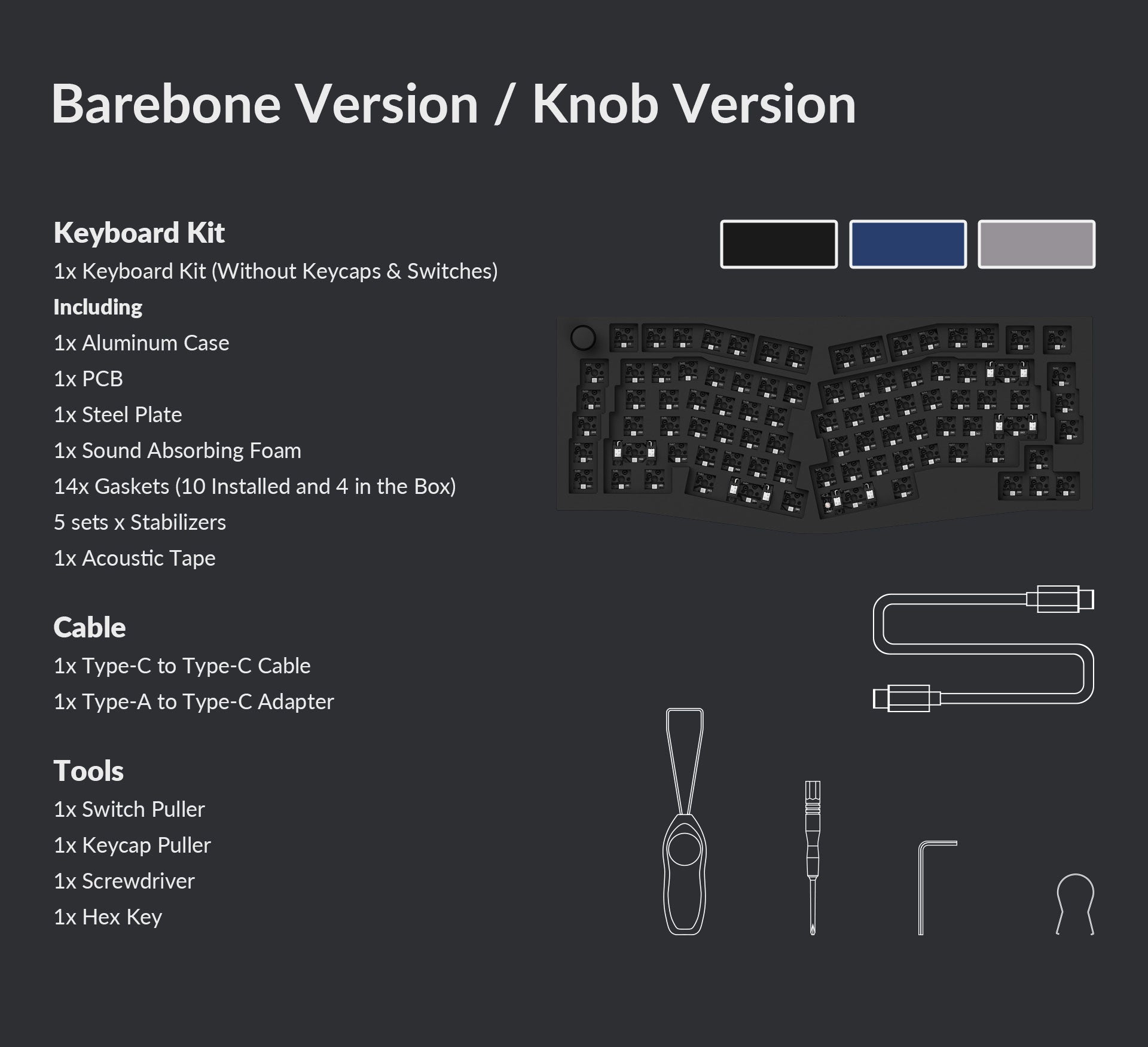 Keychron Q8 65% Alice Layout Custom Mechanical Keyboard