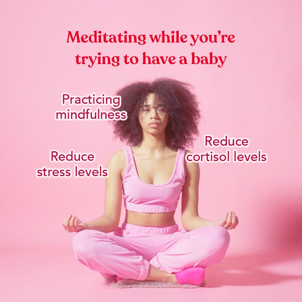 meditation keeps stress levels low and improve egg quality 