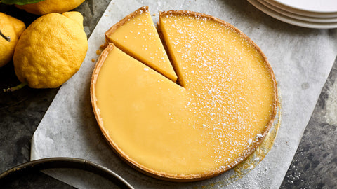 smoked lemon tart