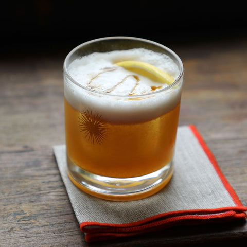 smoked bourbon sour