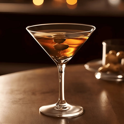 smoked martini cocktail