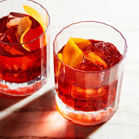 smoked negroni cocktail