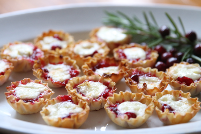 Thanksgiving Recipe - Cranberry Brie Bites | Finding Home Farms