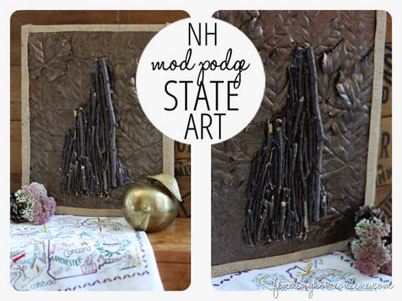 Mod Podge Branch State Art and Day 4