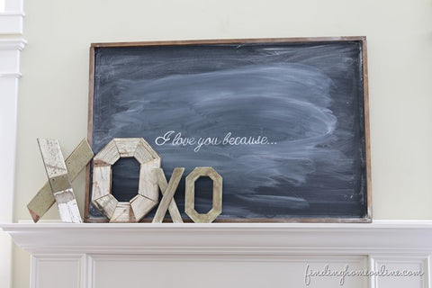 DIY Rustic Wood Letters and My Valentine