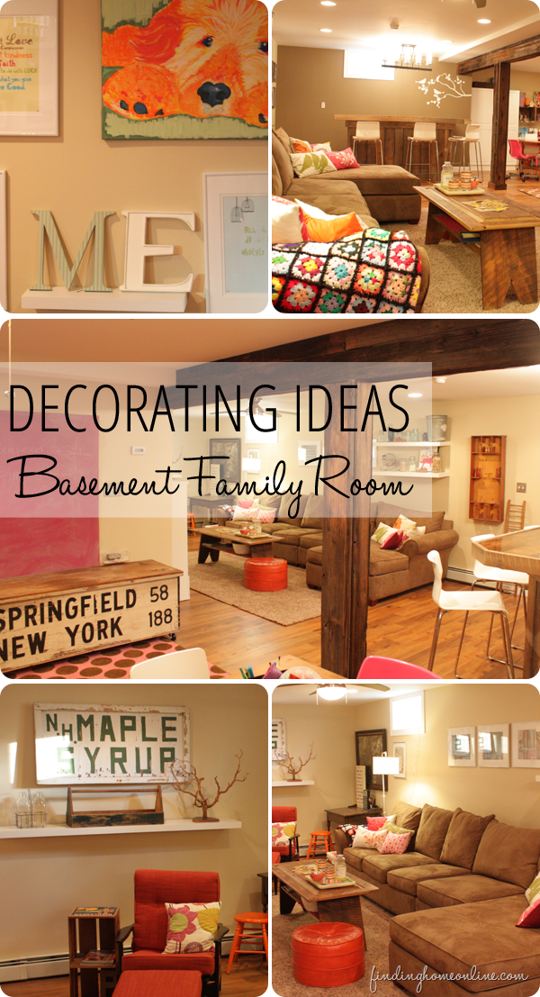 Decorating ideas: Basement Family room | Finding Home Farms