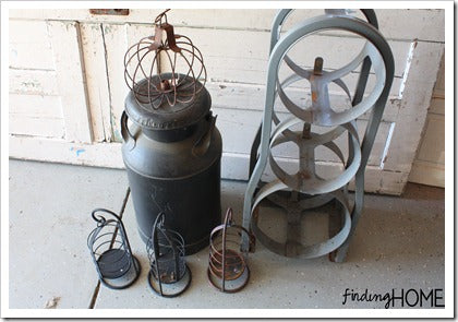 fall front door decor before