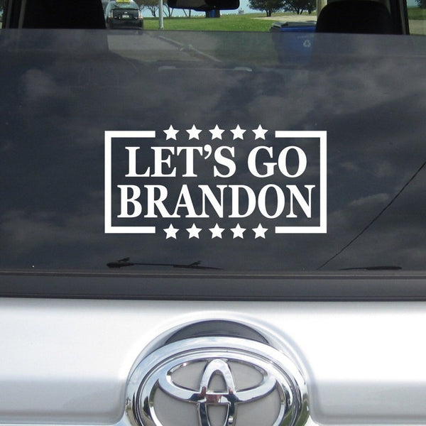 Let's GO Brandon Small Decal