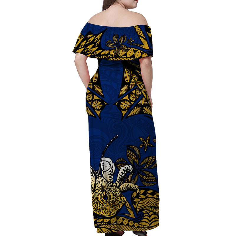 Niue Uga Combo Dress And Shirt Tribal Patterns Blue Style LT6 ...