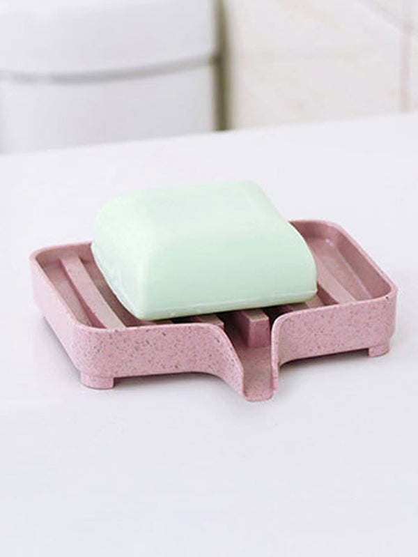 1pc Solid Soap Storage Box Bath Foam Storage Box PP Sponge Drain Tray Holder - Ecart