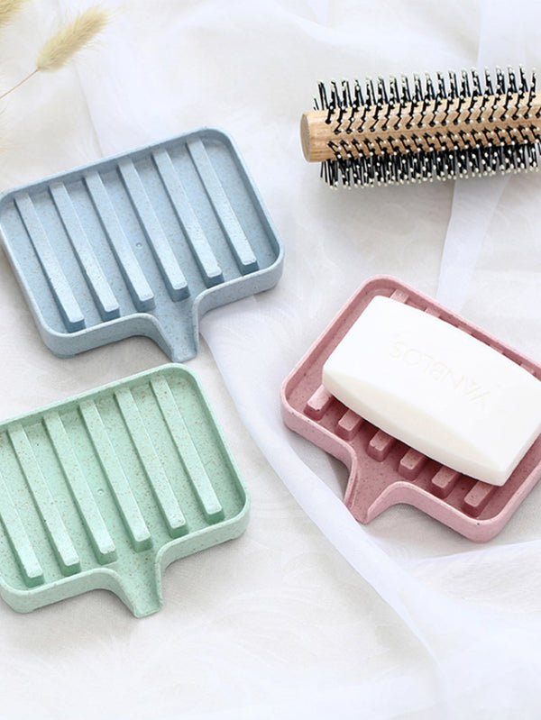 1pc Solid Soap Storage Box Bath Foam Storage Box PP Sponge Drain Tray Holder - Ecart