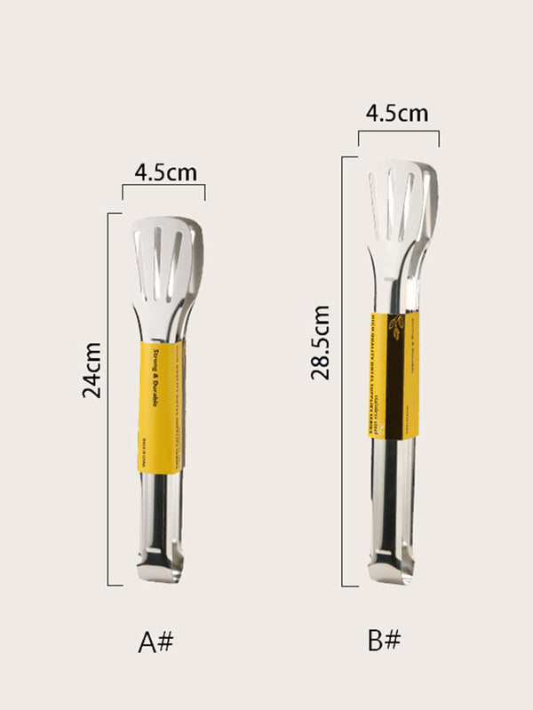 Stainless Steel Food Clip Tongs Kitchen Tool Anti-heat Bread Clip Buffet Cooking - Ecart