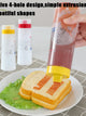 1pc Random Sauce Squeezing Bottle 4-Hole Squeeze Bottle Condiment Dispenser - Ecart