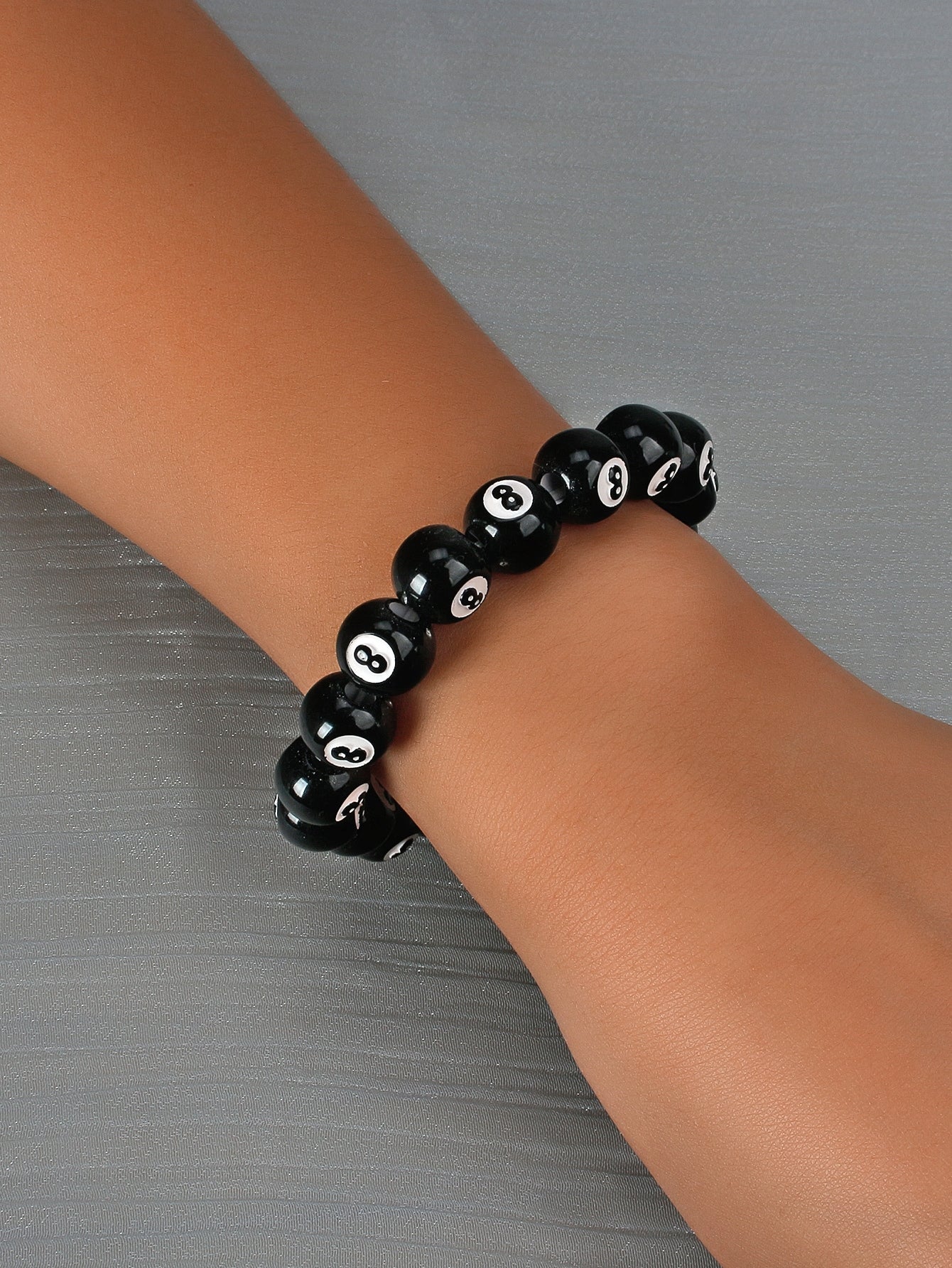 Number Design Beaded Bracelet Stretch Bracelets for Women Jewelry Gift Fashion Accessories