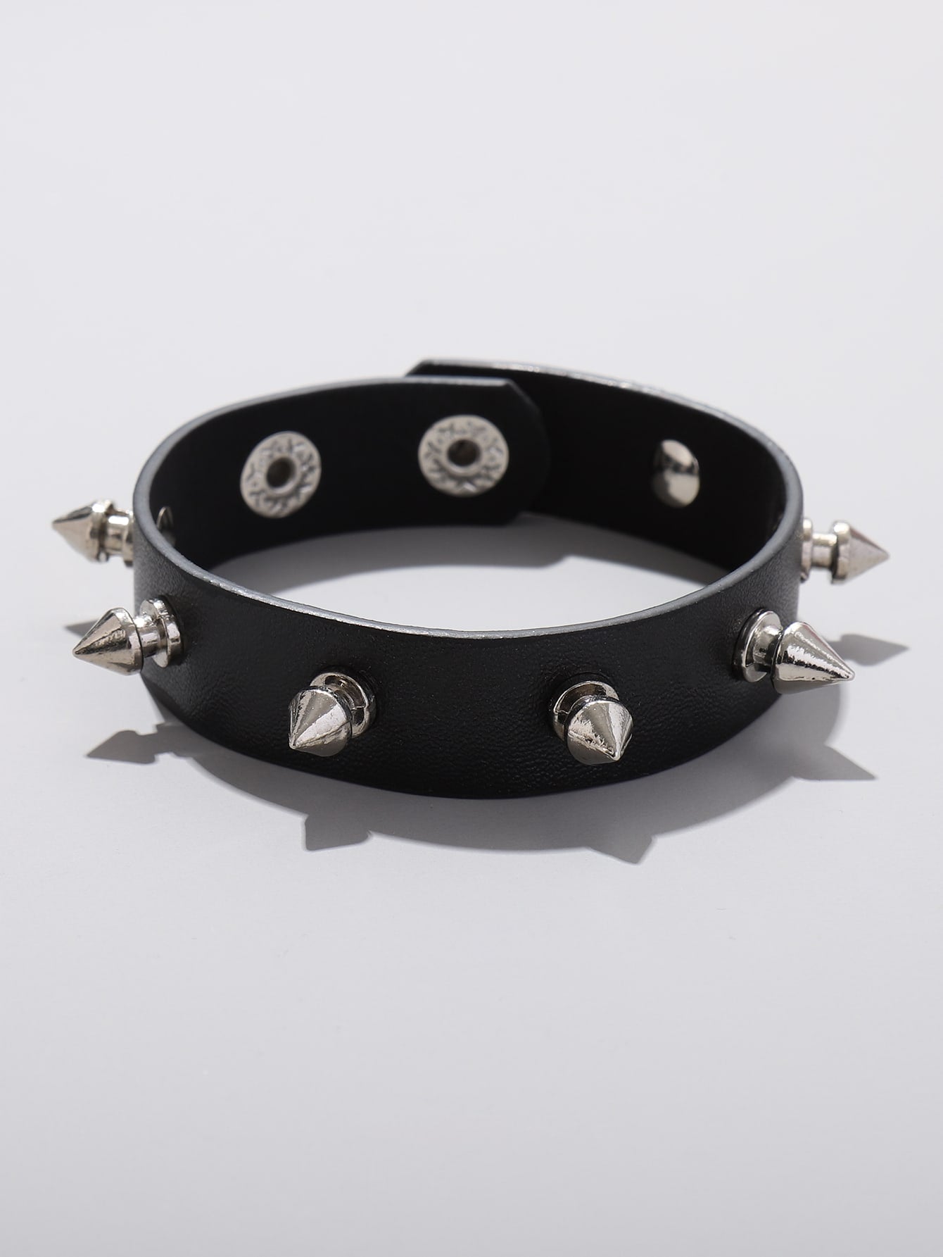 Studded Decor PU Bracelet for Women Jewelry Gifts for Her Fashion Accessories