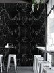 1 sheet Marble Pattern Wallpaper Sticker Black Marble Adhesive Sticker Wrapping