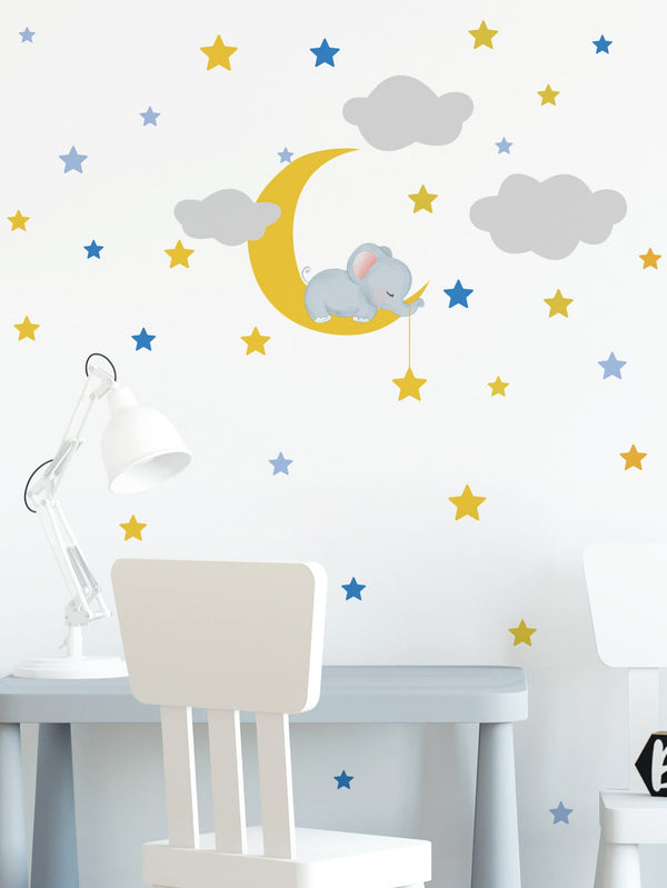 Kids Bedroom Cartoon Graphic Wall Sticker for Kids Room Nursery Baby Room Wall - Ecart