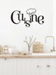 Letter Graphic Wall Sticker Kitchen Art Wall Stickers Vinyl Removable Decals