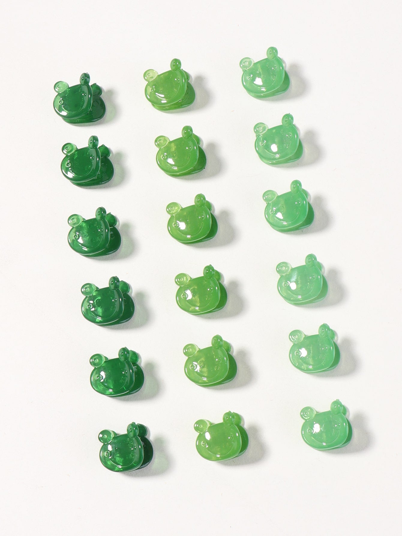 18pcs Frog Design Hair Claw Hair Clamps Claw Clips Decorative Hair Accessory for