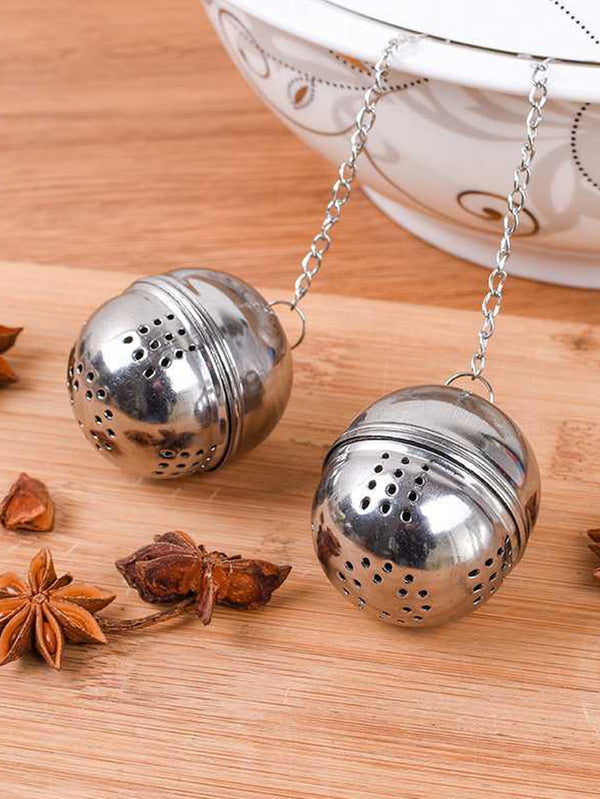 1pc Stainless Steel Tea Filter Ball Infuser Mesh Filter Strainer  Loose Tea Leaf - Ecart