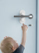1pc Baby Safety Lock  Handles Child Adhesive Proof Doors Door Lever Lock