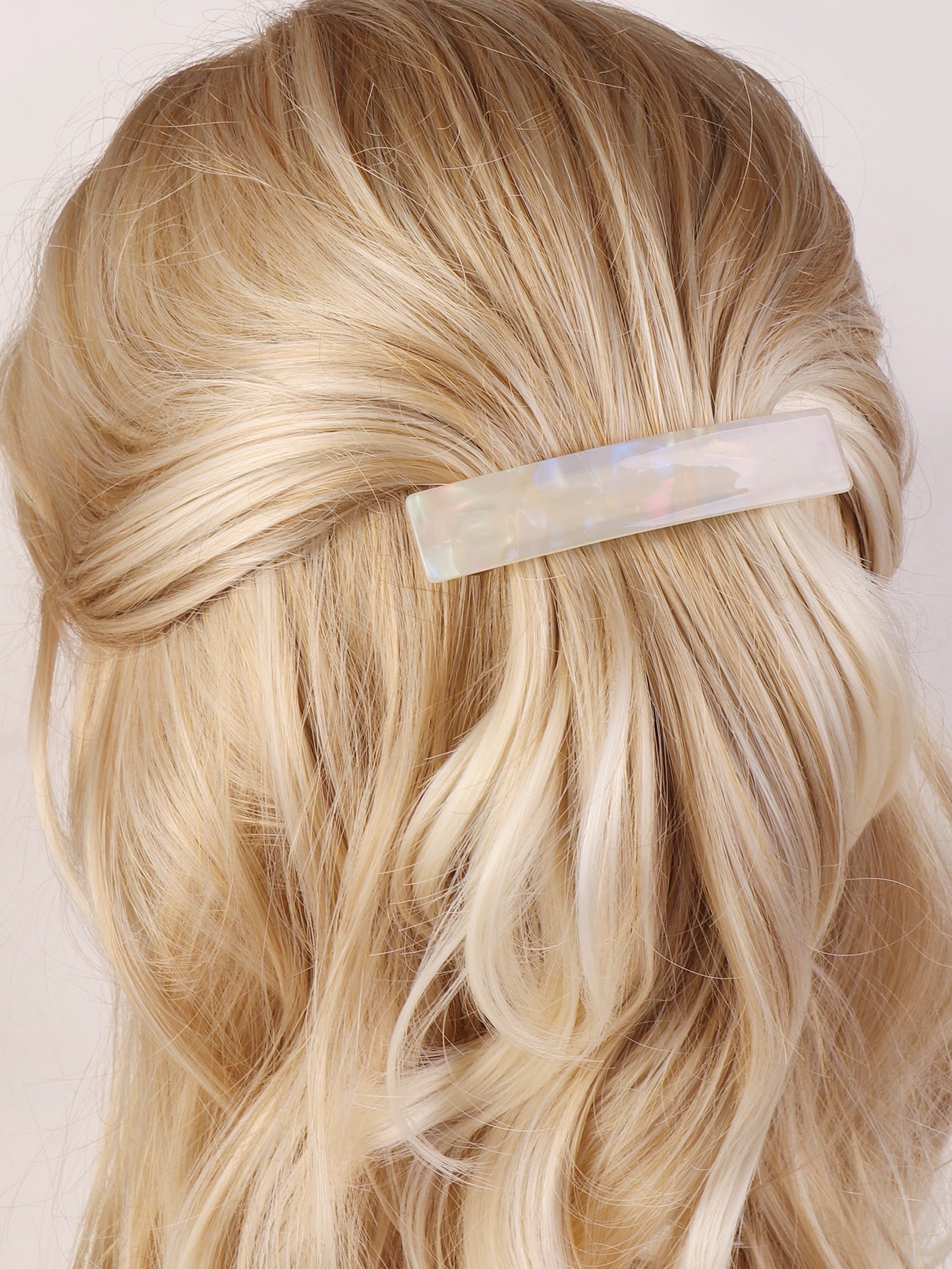 Acrylic French Hair Clip Barrette for Women Girls Styling Hair Accessories