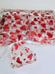 10pcs Heart Print Drawstring Storage Bag  Jewelry Bags Candy Gift Pouch