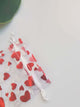 10pcs Heart Print Drawstring Storage Bag  Jewelry Bags Candy Gift Pouch - Ecart