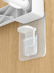 4pcs Clear Angle Support Shelf Plastic Adhesive Shelf Support Pegs Drill Free - Ecart