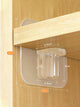 4pcs Clear Angle Support Shelf Plastic Adhesive Shelf Support Pegs Drill Free - Ecart