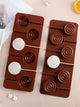 1pc Silicone Lollipop Mold Chocolate Candy Fondant Ice Molds Tray Bakery Cake