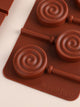 1pc Silicone Lollipop Mold Chocolate Candy Fondant Ice Molds Tray Bakery Cake - Ecart