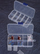 1pc Multi-grid Jewelry Storage Box Plastic Compartment Container, Bead Storage - Ecart