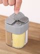 1pc Random Color Seasoning Box 4 Grids Seasoning Jar Clamshell Spices - Ecart