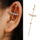Temperament Cold Wind Piercing Ear Acupuncture Ring